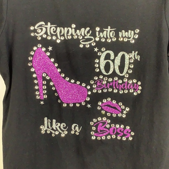 Women’s 60th Birthday Tee Size 2X 🎉🎊 - Picture 4 of 7